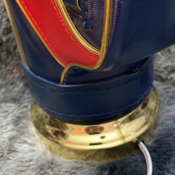 Vintage 1970's Red White Blue Golf Club Bag Table Lamp - Picture 6 of 16